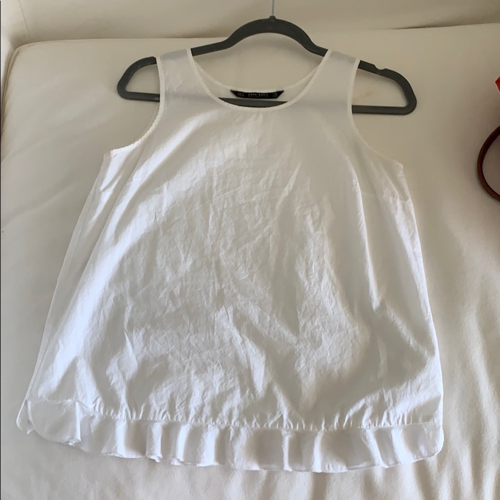 Zara Ruffle Trimmed Top